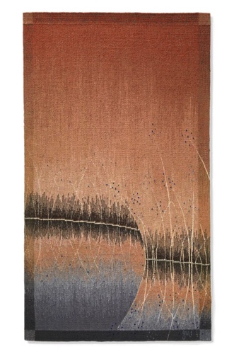 Edge of the Pond 6
Wool, silk and linen
51” x 29” 2015